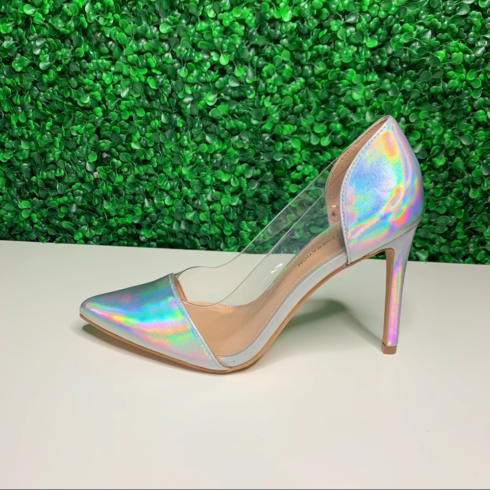 Bcbgeneration Lania Pump Women's Silver Iridescent